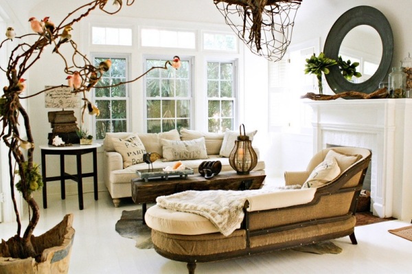 wohnzimmer haus florida deko landhausstil sofa sessel ideen interieur design 