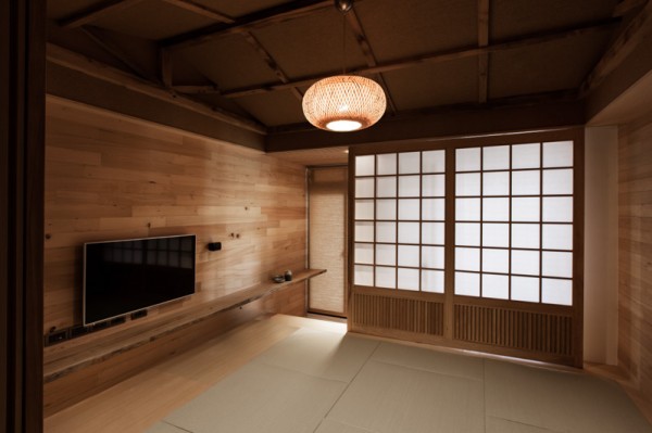 wohnzimmer architektur japanisch innendesign vorschlag holz licht wandverkleidung