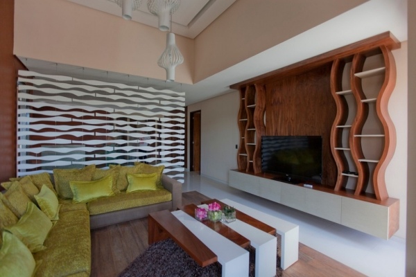 wohnzimmer trendig ferienhaus esmeralda innendesign interieur holzelemente
