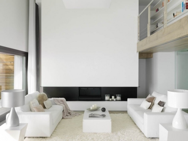 wohnzimmer wände streichen trendig raumgestaltung weiß klassische farbe innendesign