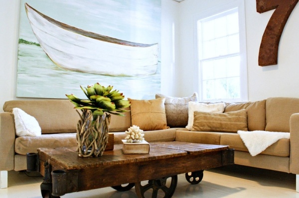 wohnzimmer sofa trendig polstermöbel einrichtung ideen akzente interieur design