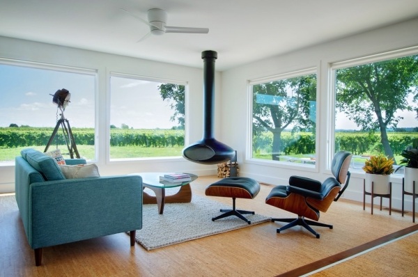 design klassiker eames relaxsessel hocker modernes wohnzimmer