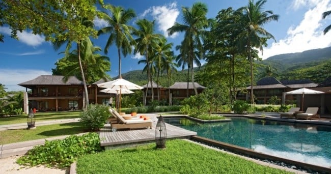 5-Sterne-Hotel  Seychellen Constance Ephelia pool palmen