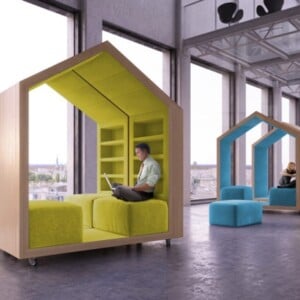 Design Lesemöbel malcew Büroeinrichtung-Haus Form mit Polster bezogen