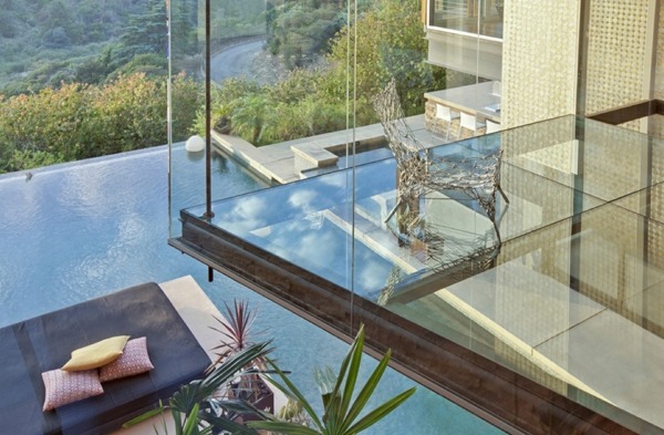 Exotisches Gebäude Panoramafenster Glasscheiben-boden Dachverglasung-begehbares VSG