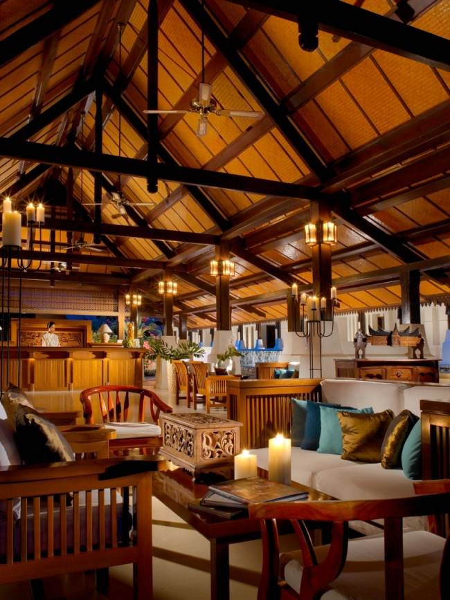 Exotische Hotel Anlage-Tanjong Jara Resort-Sitzgelegenheiten Holzdach