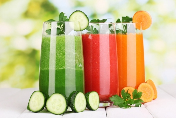 Frucht Saft zubereiten Diät-Plan Körper Detox-gesunde Ernährung