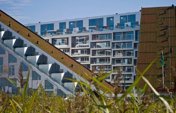 Dachbegrünung umweltfreundlich urban Farms-nachhaltige Entwicklung-der Architektur-BIG 8House