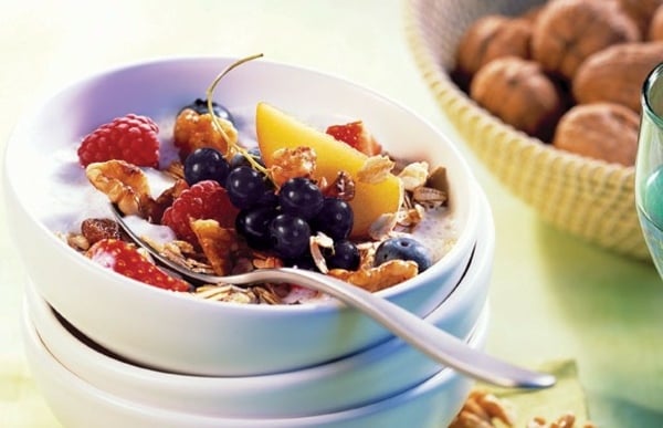 gesunde Ernährung Winter leckere Rezepte Früchte Nüsse