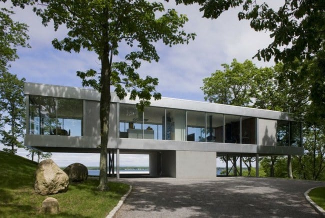 Blick Wald Ozean New York moderne minimalistische Architektur