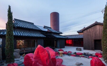 Japanisches Haus Museum Moderne-Kunst teshima Mosaik Fliesen yokoo-nagayama