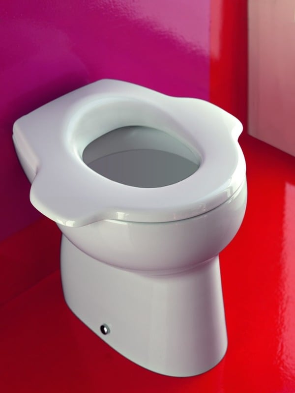 Bad-Toilette sitz Kindergerecht-hygienisch Badideen einrichten für Kinder