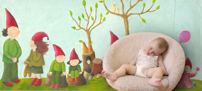 Kinderzimmer Wand-Gestaltung tapeten-kindergerecht durch Farben fördern kreativität