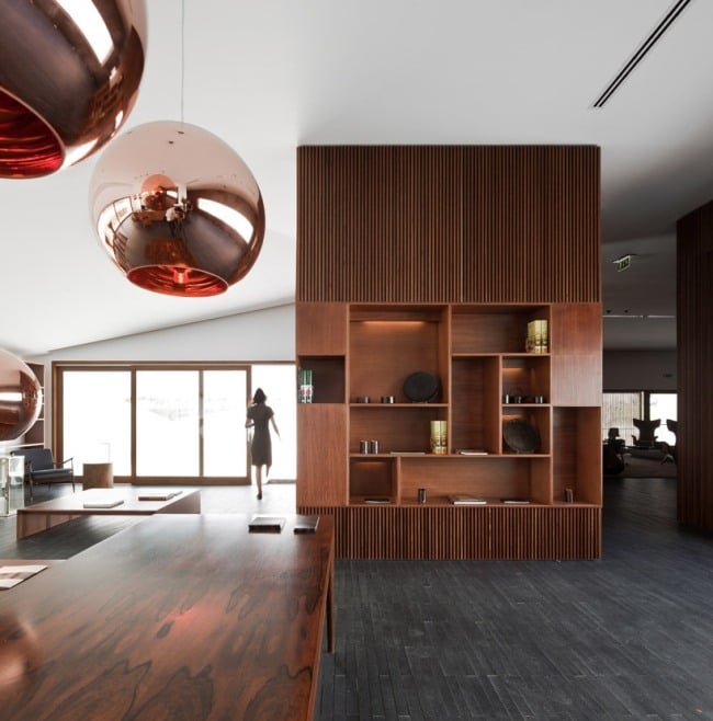 Modernes Design-Hotel montemor portugalien lounge einrichtung holz