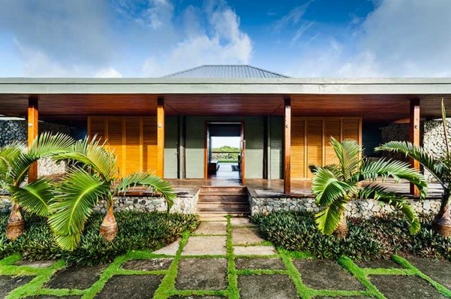 Modernes Ferienhaus Fidschi-passive Kühlung Sommerreisen Ziele-Korovesi Villa