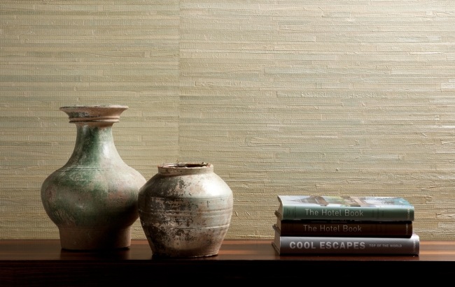 moderne Tapeten-Beige Moderne-Wandverkleidung horizontale-Linien Sandstein optik