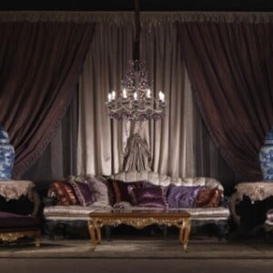 Rokoko Stil Luxus-Innendesign Möbel-Sitzgruppe Stil Dekor Ornamente