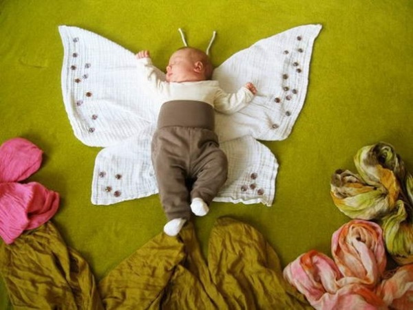 Gesunder Baby Schlaf Fotos-Schnetterling flügel Adele Enersen-Schlafbedarf