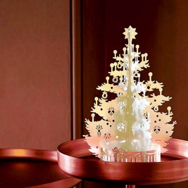 Schmuck Weihnachten Tannenbaum Ideen weiß Kunststoff-Untraditionell