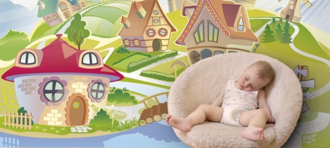 Tapeten farbenfroh-fröhlich Kinderzimmer Artmuro-babyzimmer Wand Ideen