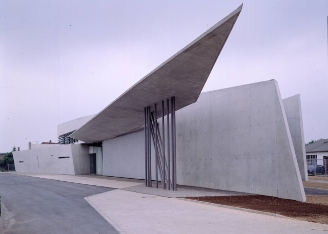 Vitra feuerwehrhaus Design modern Weil-am Rhein Beton-Konstruktion Stuhlmuseum
