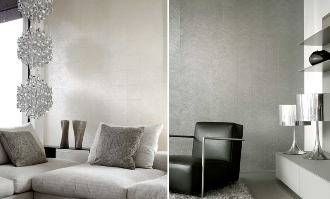 Wandbeläge luxuriös weich Design Arte belgien Weiß-Wand Muster-Dekoideen