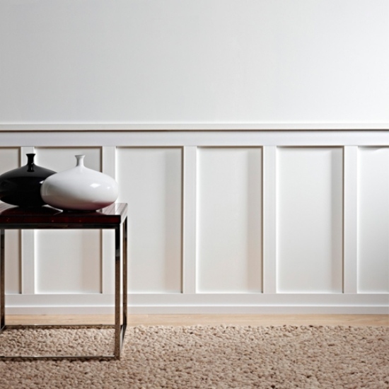 Wandleiste Dekorative Bordüre weiß-Zierlemente Aufkleber-Kunststoff