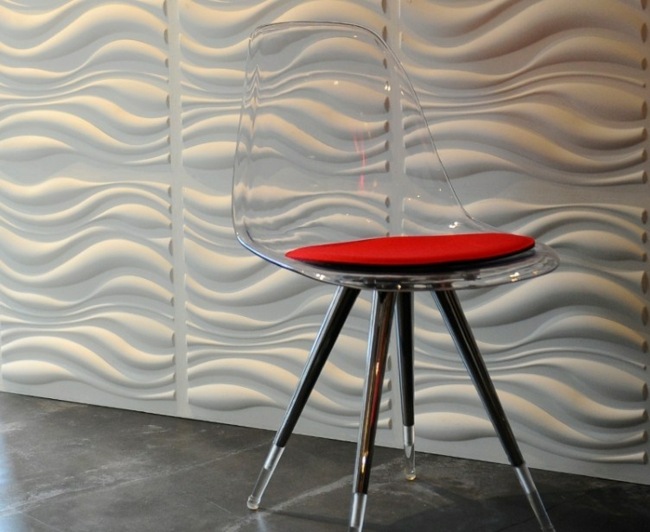 Effekt Kunststoff Stuhl Büro Einrichtung stilvoll