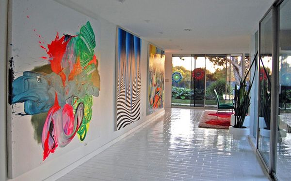 Dekorieren Wandkunst-modern Farbenfroh-Bodenfliesen