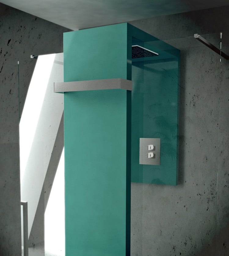 begehbare-dusche-monolith-nasszelle-tuerkis-innovativ-high-tech-brandoni