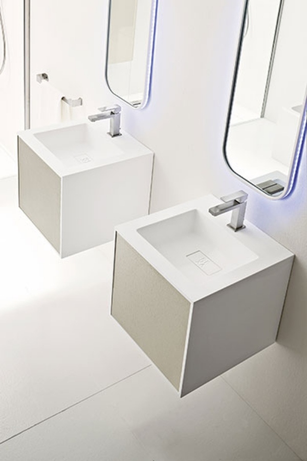 giano waschbecken minimalistisches design einrichtung möbel corian