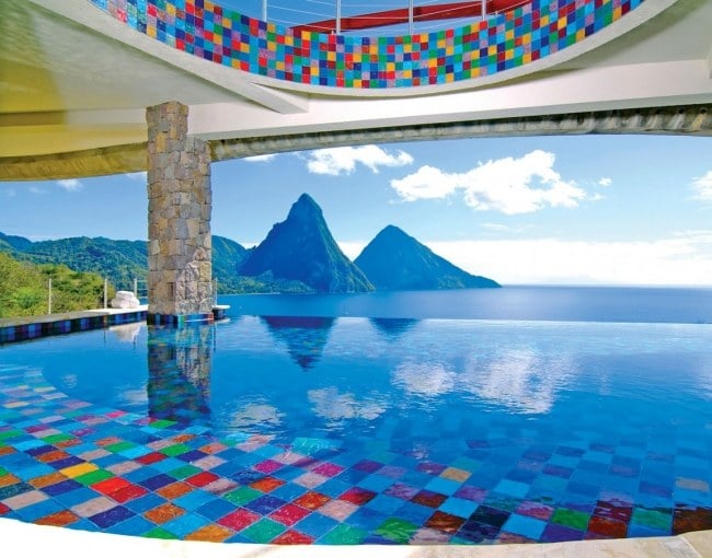 jade mountain luxus-resort karibik suiten privater infinity pool