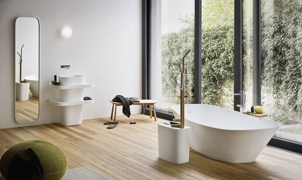 kollektion italienisch fonte waschbecken trendig innedesign minimalistisch
