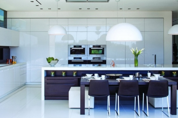 küche minimalistisch beverly hills luxus haus passendes farbschema design