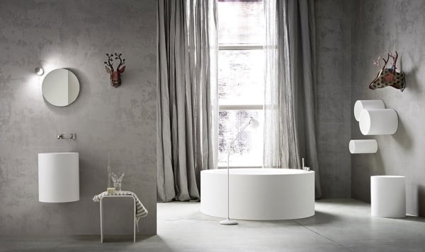 loch badezimmer minimalistisch kollektion modern einrichtung