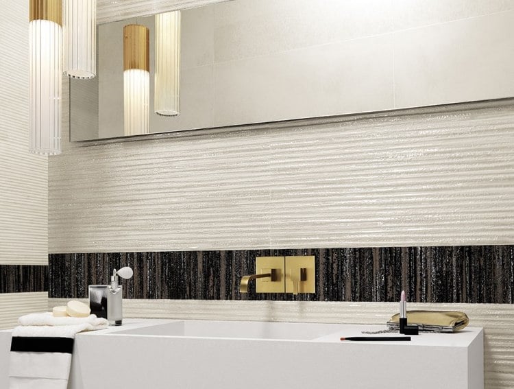 moderne-badgestaltungsideen-schwarz-weiss-waschbecken-kantig-spiegel-leuchte-luxus
