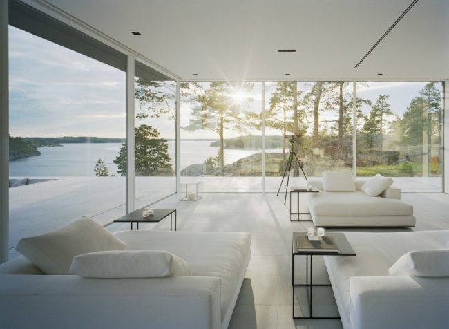 moderne ferienvilla  vollverglast john robert nilsson arkitektkontor