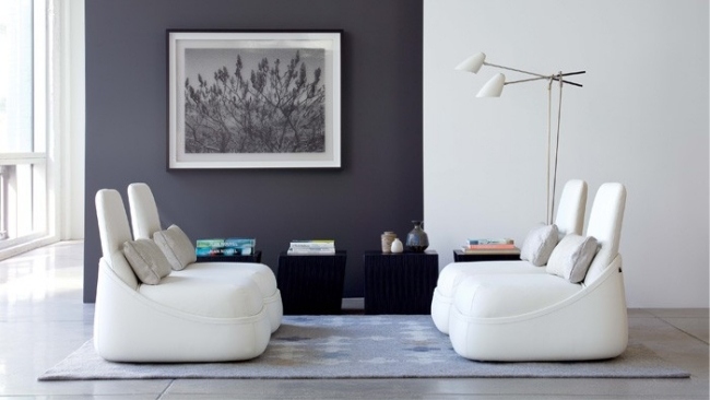 moderne  hosu einsitzer sessel sammlung wohnzimmer weiß