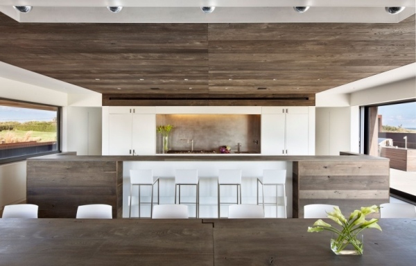 moderne küche ferienhaus design deko holzelemente einrichtung