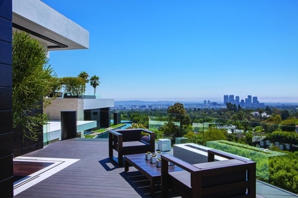 terrasse luxus haus kalifornien außenbereich modern