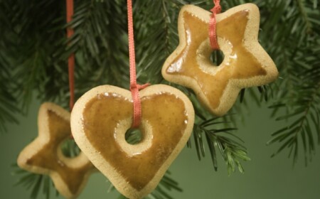 weihnachtsdeko zum selbermachen salzteig herz stern tanne schmuck