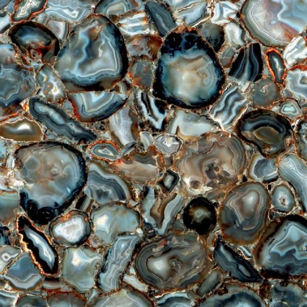 strapazierfähiges Material Silestone Prexury Cosentino Naturwerkstoffe Fossilien-Halbedelstein-Achat