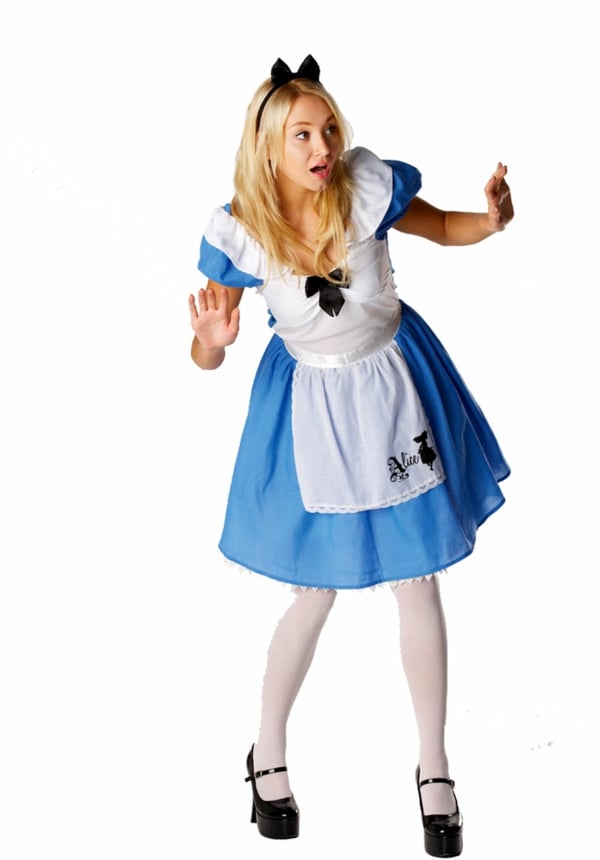 Alice Wunderland Kostüm Ideen Kleid Frau Mädchen