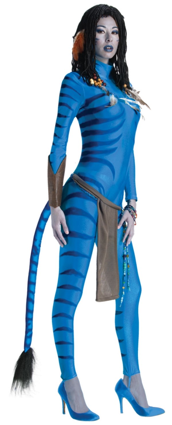 Avatar Kostüme-Frau Fasching-Sexy Neytiri-Gesichts make up