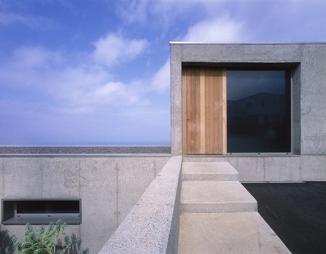 Beton Glas Haus-Residenz Ozeanblick-Tenerife jardin del sol-caa architects