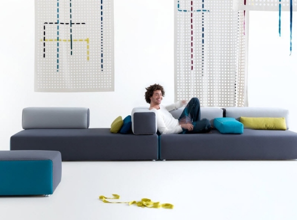 Exksofa Design Ponton Braun Maniatis wohnzimmer garnitur