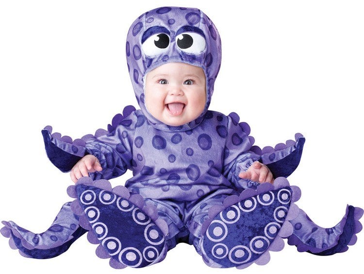 Faschingskostueme-Babys-Oktopode-lila-suesse-Ideen