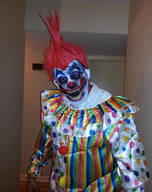 Faschingskostüme Männer idee killer clown schminke
