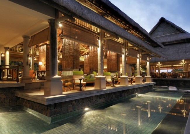 Feng-Shui Architektur modern Restaurant Einrichtung Hotel-5 sterne-Mauritius