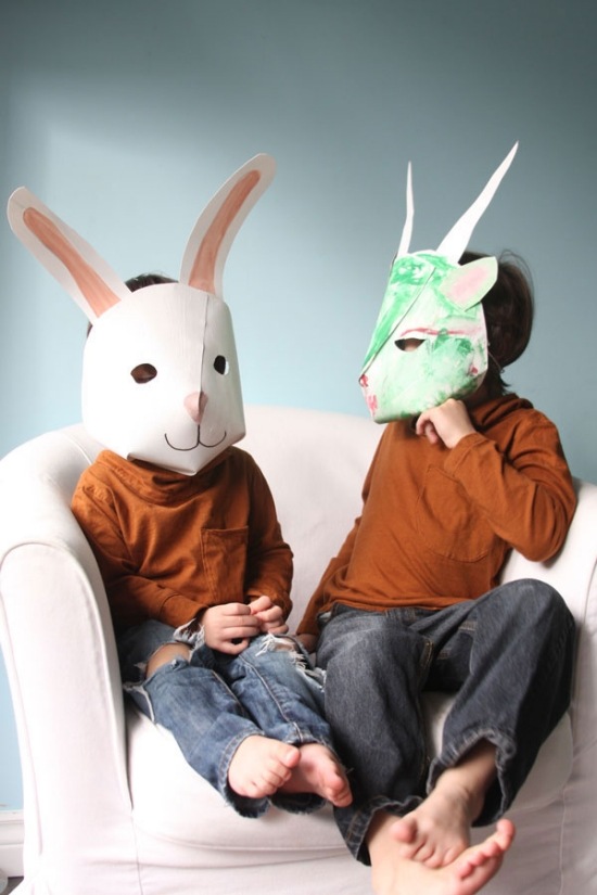 Hase-Maske Drachen-Verkleidung kinderparty ideen-karneval